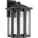 Everglade 1 Light 15 inch Earth Black Outdoor Wall Lantern