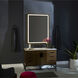 Dusk 48 X 36 inch Black LED Lighted Mirror, Vanita by Oxygen