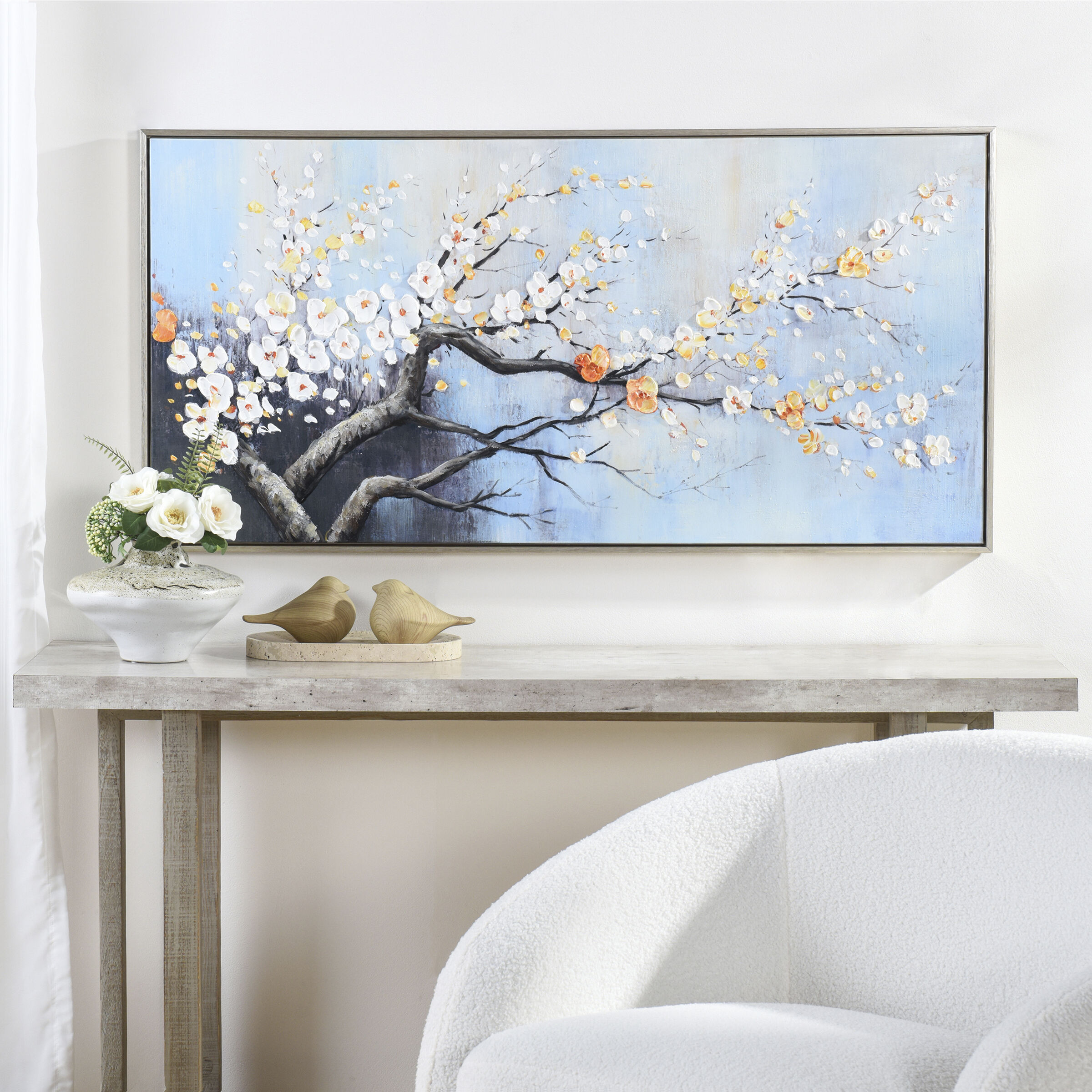 River Bloom Multicolor Wall Art