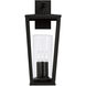 Elliott 3 Light 23.75 inch Black Outdoor Wall Lantern