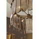 Roman 6 Light 31 inch Seedy Smoke Chandelier Ceiling Light