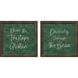 Wooded Winter I Green and Beige and White Framed Art, Propac