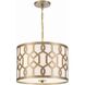 Jennings Pendant Ceiling Light in Aged Brass