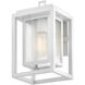 Coastal Elements Estate Series Republic 1 Light 12 inch Textured White Outdoor Wall Mount