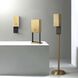 Luxe Brushed Brass Wall Mount Touchless Hand Sanitizer Dispenser
