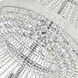 Empire 42 Light 50 inch Chrome Down Chandelier Ceiling Light