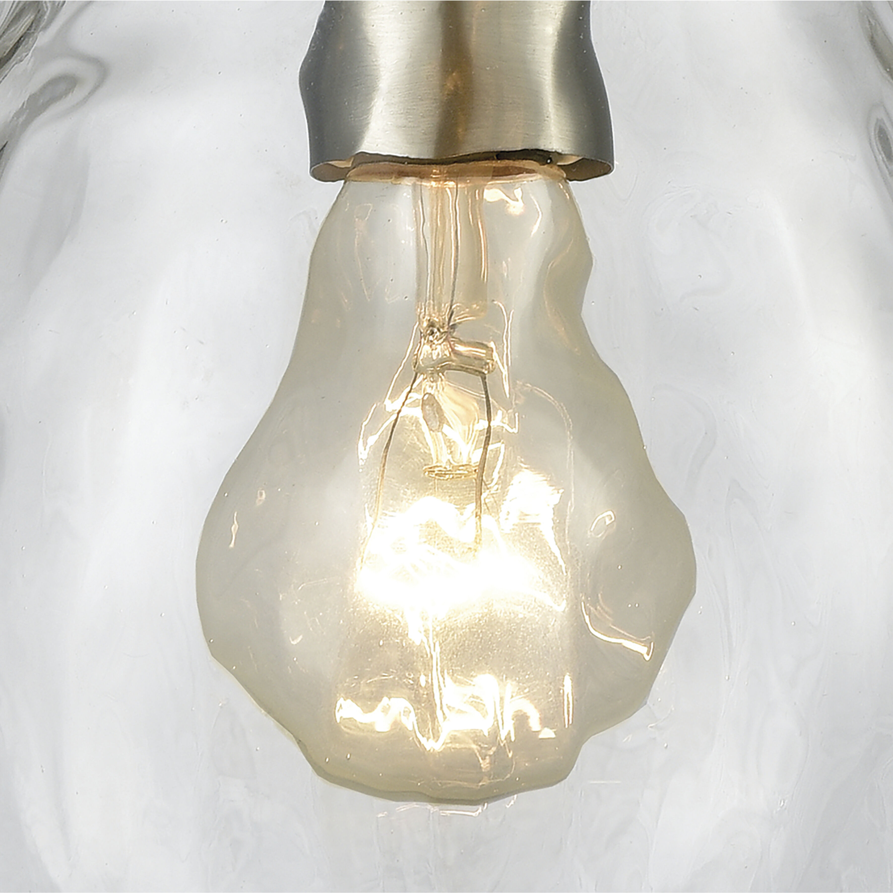 Lagoon 1 Light 6 inch Satin Nickel Pendant Ceiling Light