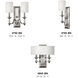 Sussex 1 Light 4.75 inch Brushed Nickel Indoor Wall Sconce Wall Light