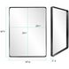 Steele 40 X 30 inch Black Mirror