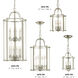Gentry 6 Light 14 inch Polished Nickel Indoor Foyer Light Ceiling Light