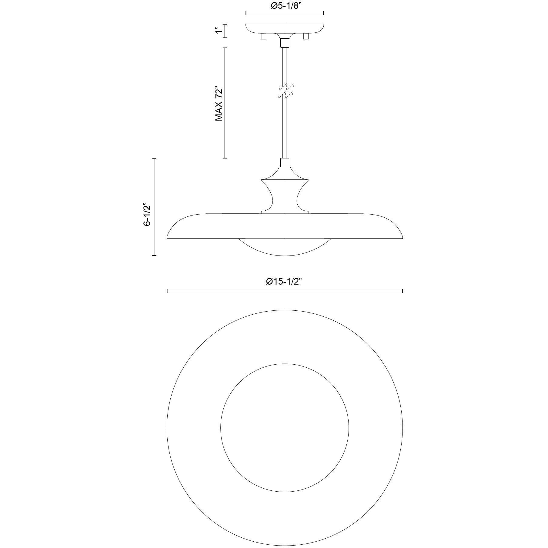 Alora Mood Minori 1 Light 15.5 inch Pine Green Pendant Ceiling Light