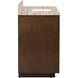 Morombe 36 X 36 inch Cocoa/Natural/White Vanity with Undermount Sink