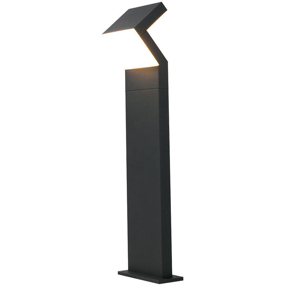 Modern 100V 16.83 watt Matte Black Outdoor Bollards
