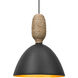 Creed LED Black Cord Pendant Ceiling Light