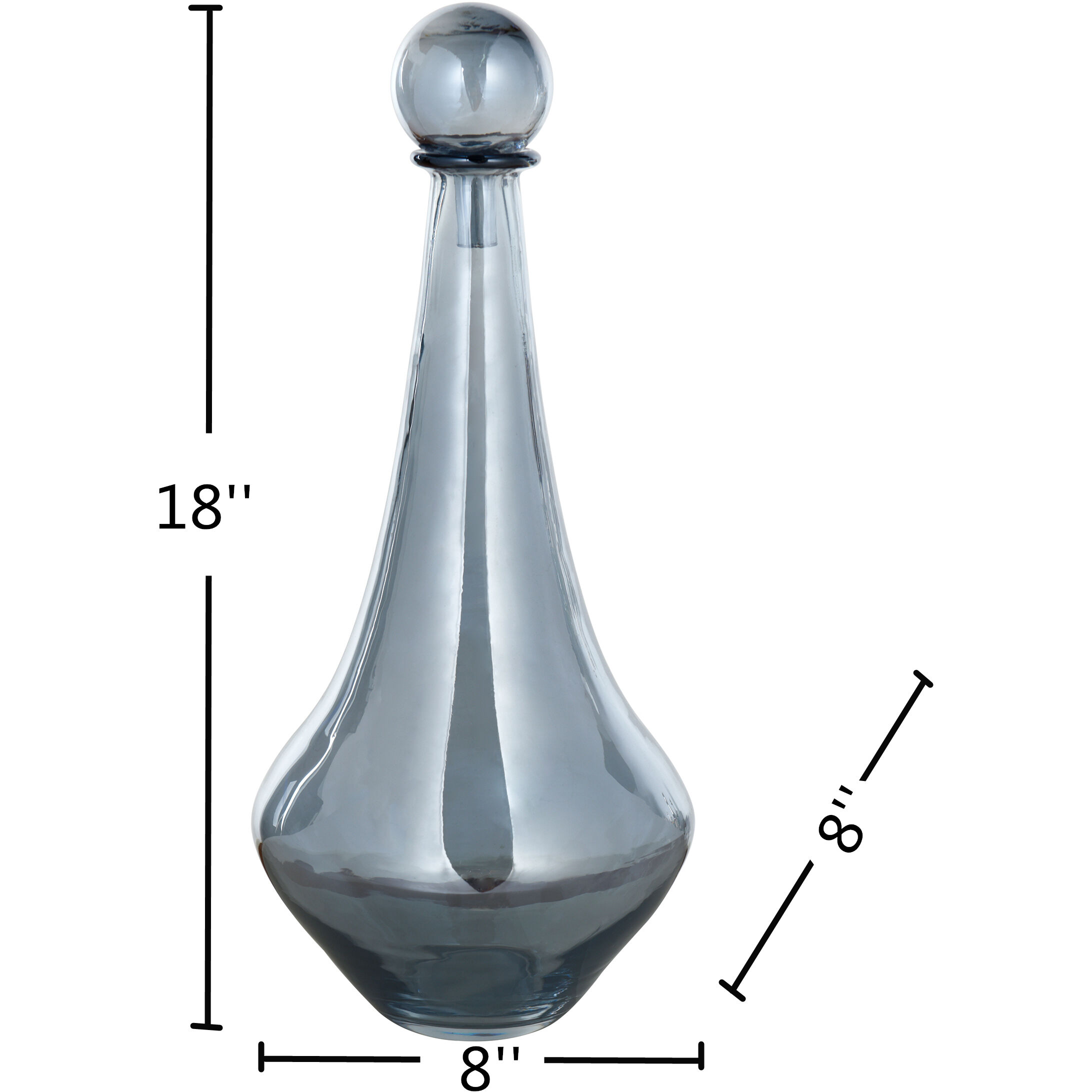 Pawn 17.8 X 8 inch Vase