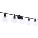 Syracuse 5 Light 47 inch Black Wall sconce Wall Light