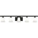Ridgedale 5 Light 43 inch Black Bath Vanity Wall Light