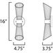 Zeta LED 4.75 inch Natural Aged Brass Wall Sconce Wall Light