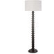 Fishbone 67 inch 150.00 watt Ebony Floor Lamp Portable Light