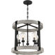 Carlisle 5 Light 21 inch Grey Ash Outdoor Pendant, Outdoor