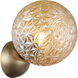 Nola 1 Light 9.88 inch Champagne Gold Wall Sconce Wall Light