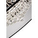 Fiona LED 42 inch Black Chandelier Ceiling Light, Linear & Oval