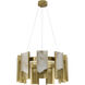 Canada LED 23.6 inch Satin Brass Chandelier Ceiling Light