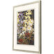 Wildflowers Yellow and Black and Purple and White Framed Art