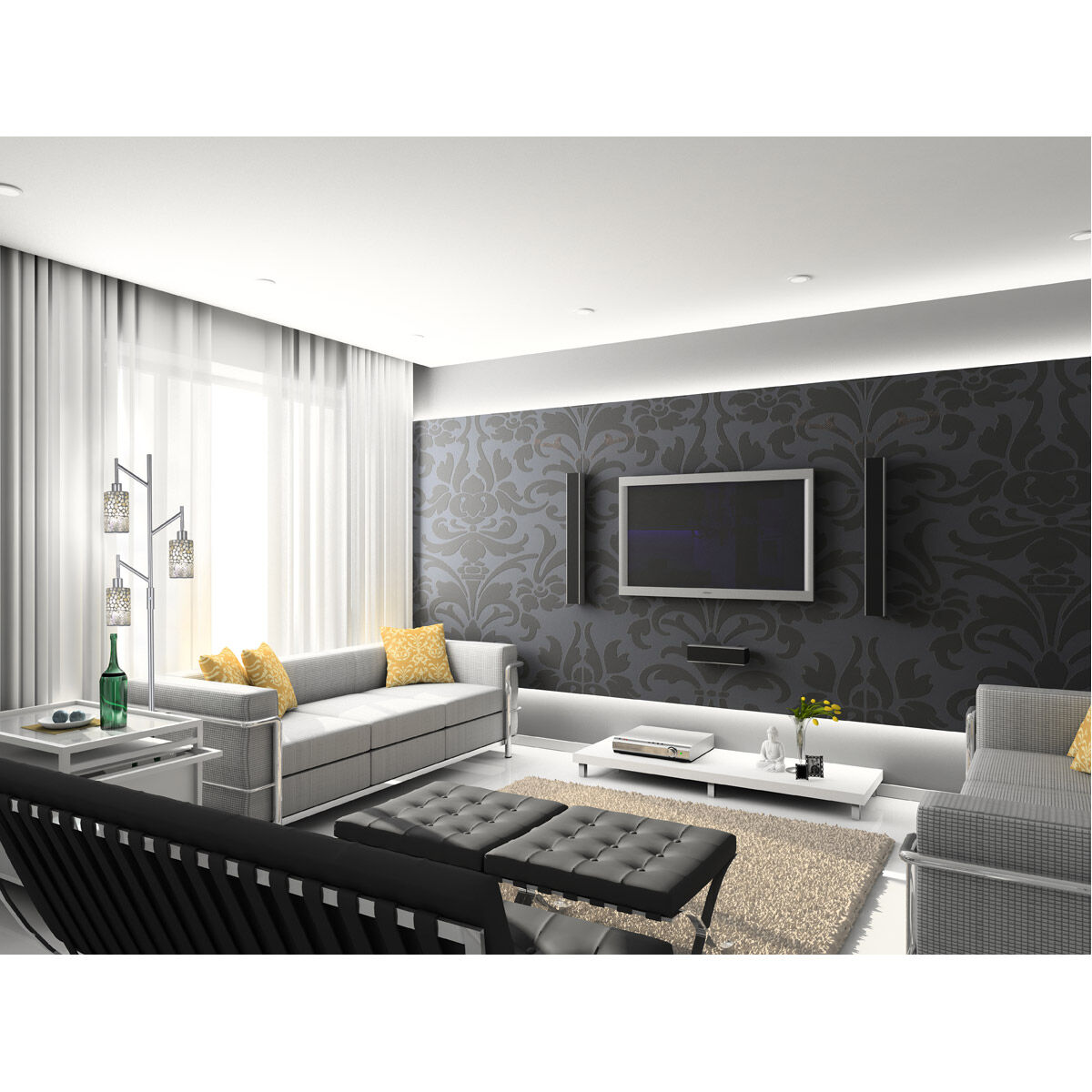 Evelyn 68 inch 60.00 watt Satin Nickel Floor Lamp Portable Light