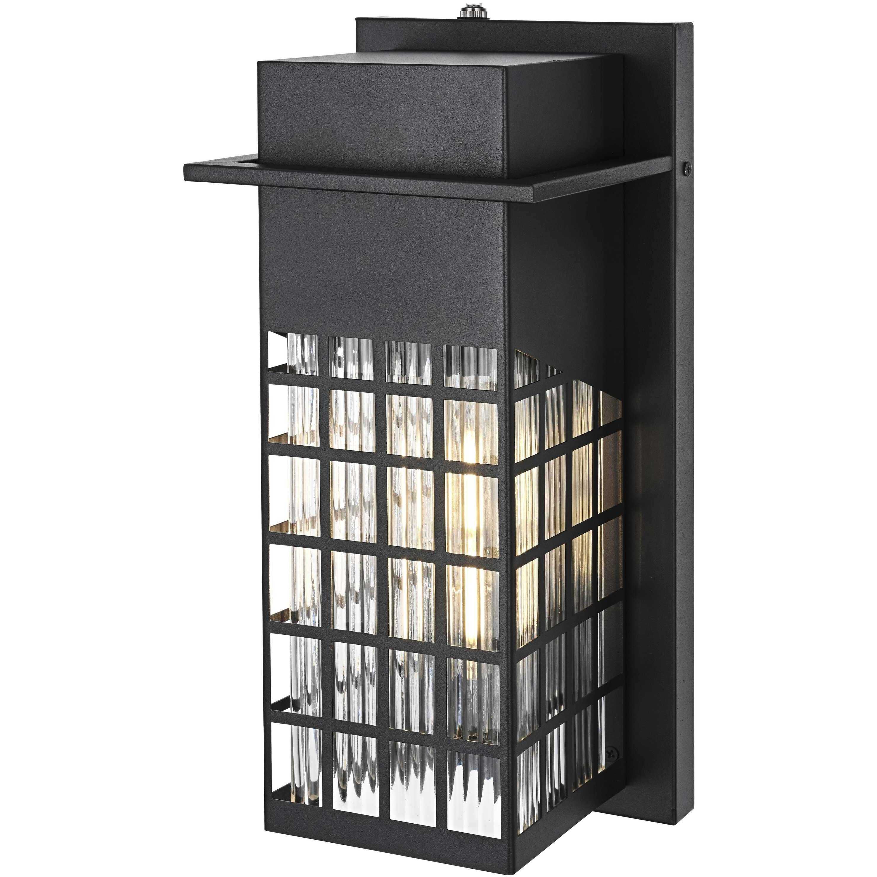 Palmer 1 Light 15 inch Black Outdoor Wall Sconce