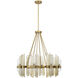 Biltmore 8 Light 30 inch Warm Brass Chandelier Ceiling Light