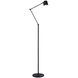 TESA 50 inch 9 watt Black Floor Lamp Portable Light