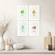 Love of Fruit Blue and Multi and Orange and Green Framed Art, Propac