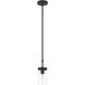 Lily 1 Light 4.75 inch Matte Black Pendant Ceiling Light