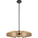 Lanai LED 25.13 inch Black Chandelier Ceiling Light