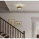 Wynn 2 Light 12 inch Legacy Brass Semi-Flush Mount Ceiling Light