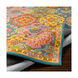 Caesar 117 X 117 inch Burnt Orange/Bright Yellow/Grass Green/Aqua/Rose Rugs, Square