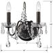 Butler Bath Wall Light in Clear Spectra, English Bronze