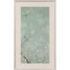 Birds and Flowers I Green and Beige and Gray Framed Art