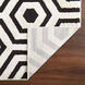 Optika 114 X 79 inch Black/White Rug in 6 x 9