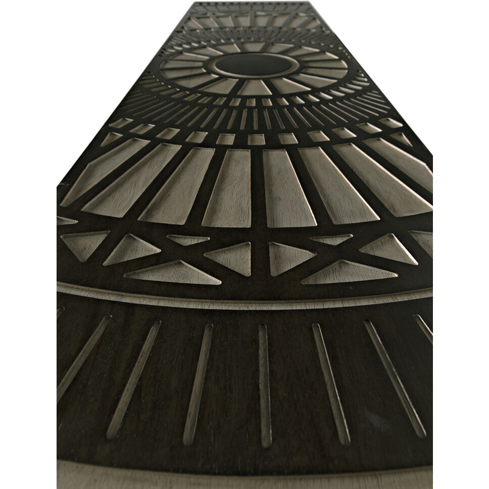 Tutankhamun 81 X 20 inch Ebony Walnut Console