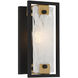 Hayward 1 Light 6 inch Black with Warm Brass Accents Wall Sconce Wall Light