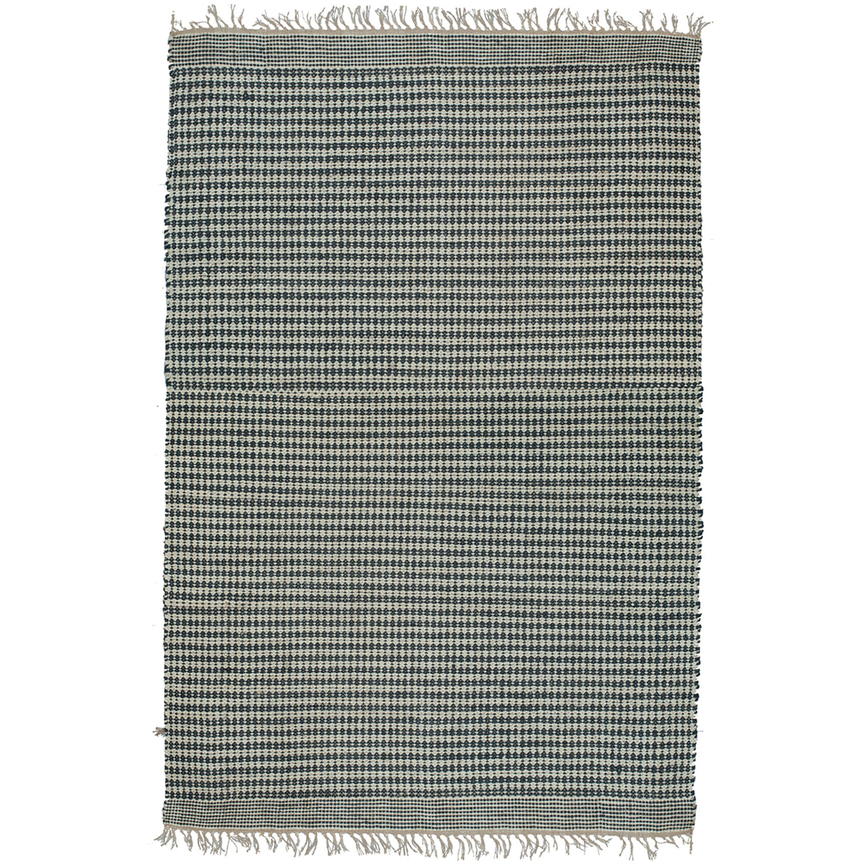 Jute 96 X 60 inch Multi Color Rug, Rectangle