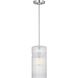 Drew & Jonathan Liouet 1 Light 7 inch Brushed Nickel Pendant Ceiling Light, Small