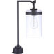 Franklin 1 Light 17 inch Midnight Outdoor Post Mount