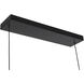 Alora Mood Dottie 48 inch Matte Black Linear Pendant Ceiling Light
