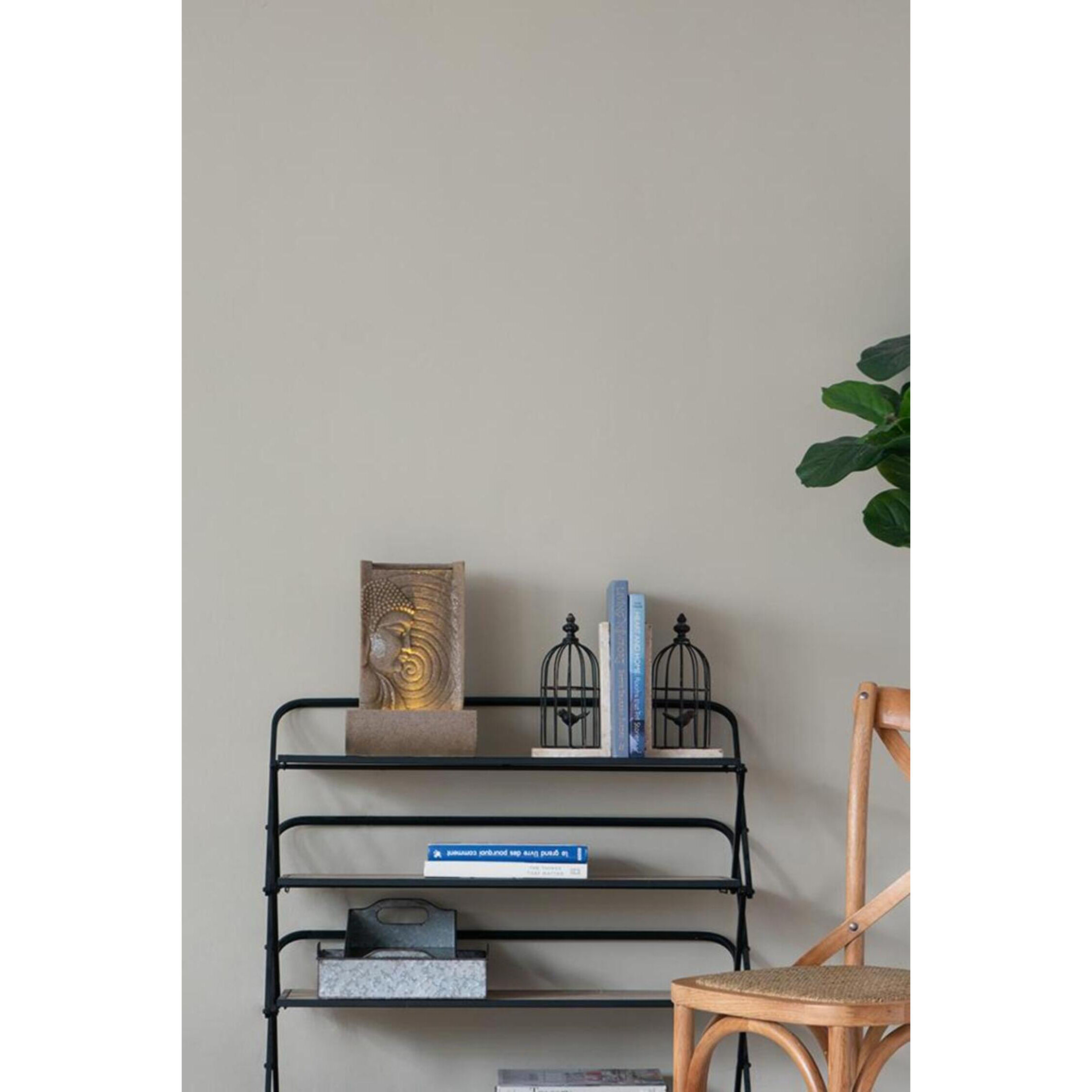 Florence 18 inch Blue/Cream Garden Stool