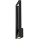 Paletto LED 28 inch Sand Black Outdoor Wall Sconce