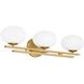 Julep LED 24 inch Brushed Gold Vanity Light Wall Light