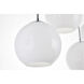 Baxter 7 Light 54 inch Chrome Pendant Ceiling Light